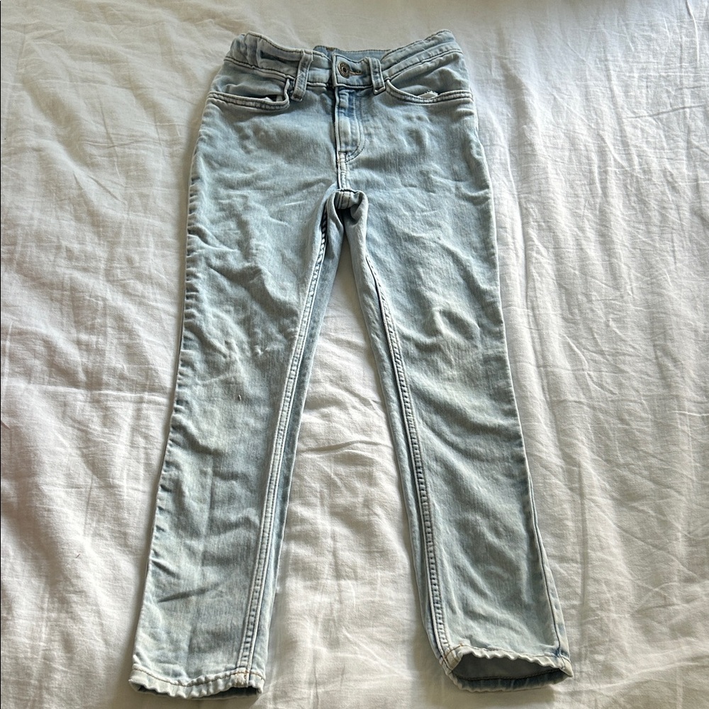 H&M Light Blue Straight Leg Jeans - Picture 1 of 4